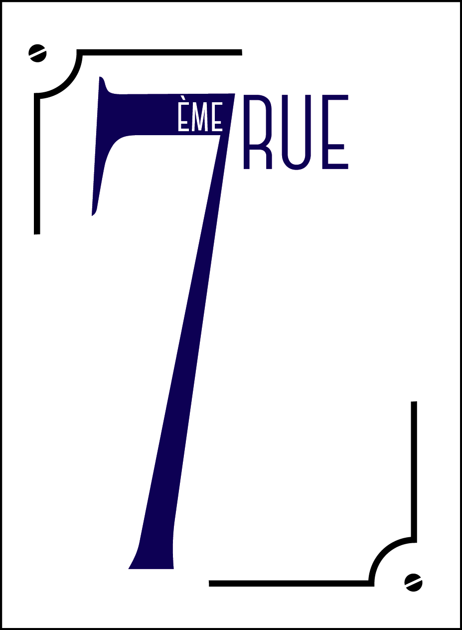 Logo de 7ème Rue, salon de coiffure à Angers